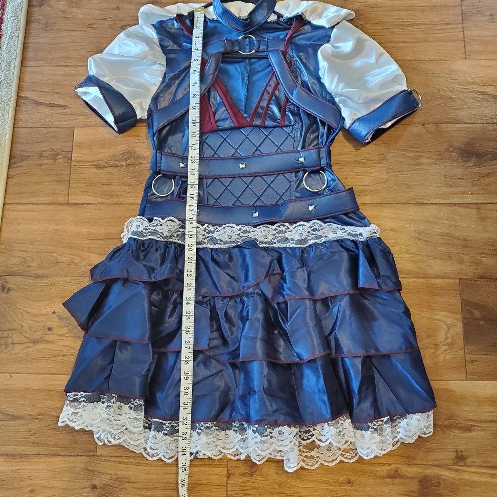 NWOT Blue Harley Quinn Costume Dress